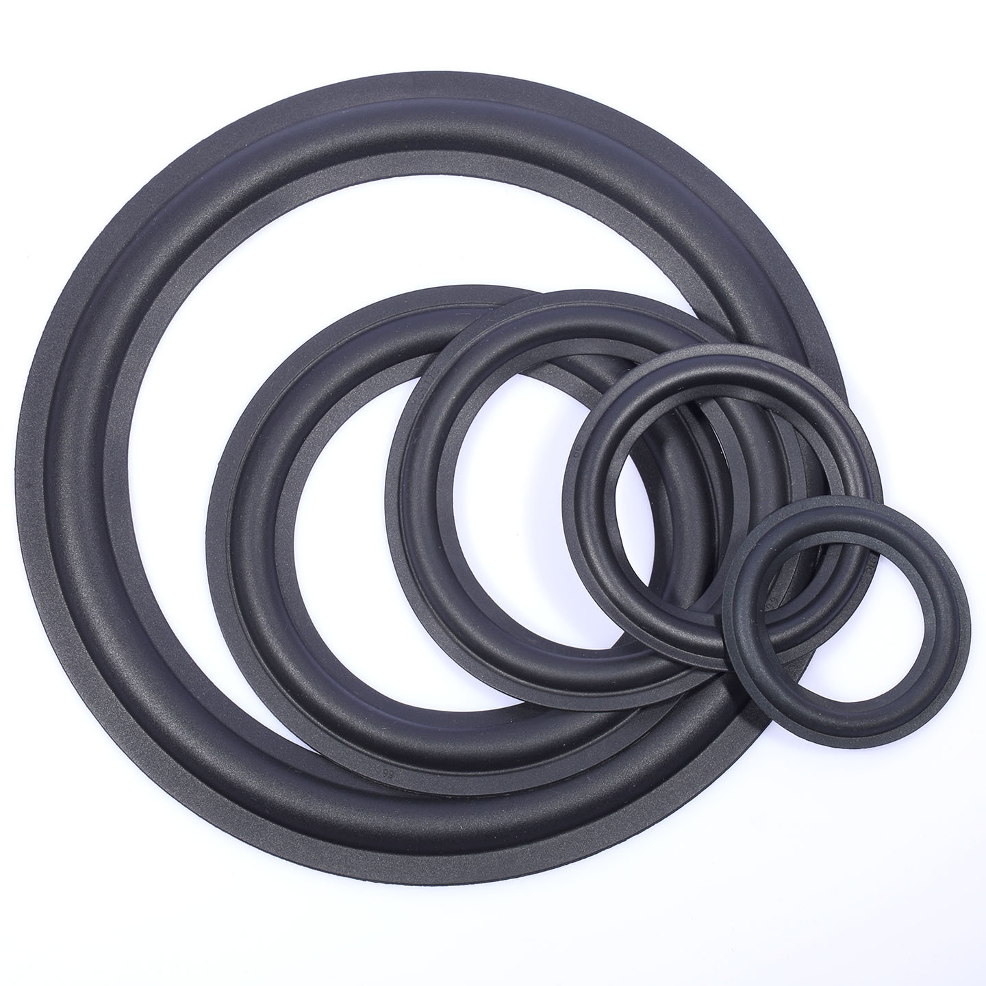 Bordo in gomma per altoparlante, anello per bordo altoparlante audio, altoparlante transfrontaliero, anello per bordo in gomma per altoparlante, parti di riparazione #dgf 2434