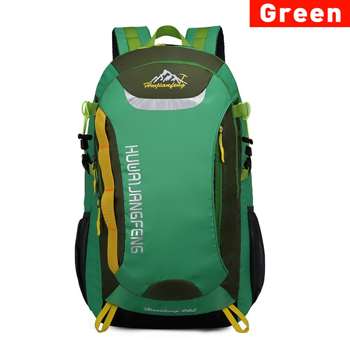 20L draussen Sport Bergsteigen Rucksack Camping Wandern Wandern Rucksack Reise Wasserdichte Abdeckung Fahrrad Taschen für Frauen Männer: Grün