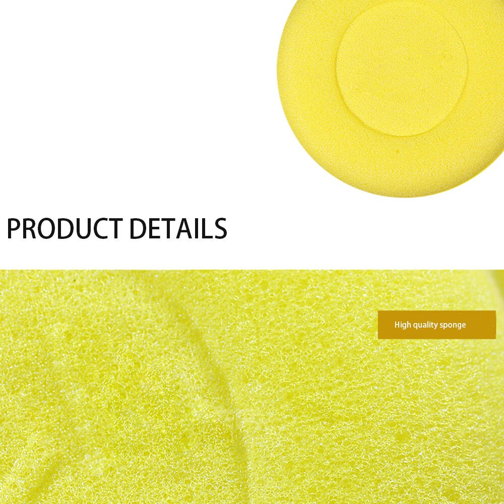 12PC Foam Sponge Waxing Wax Applicator Pad CARS Vehicle Glass Cleaning Sponges Polishing Pad