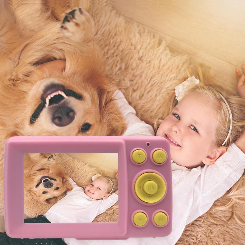 2 tommer hd display skærm digitalkamera legetøj børn 32g kort 1600w videoopløsning automatisk skyde kameraer børn foto rekvisitter