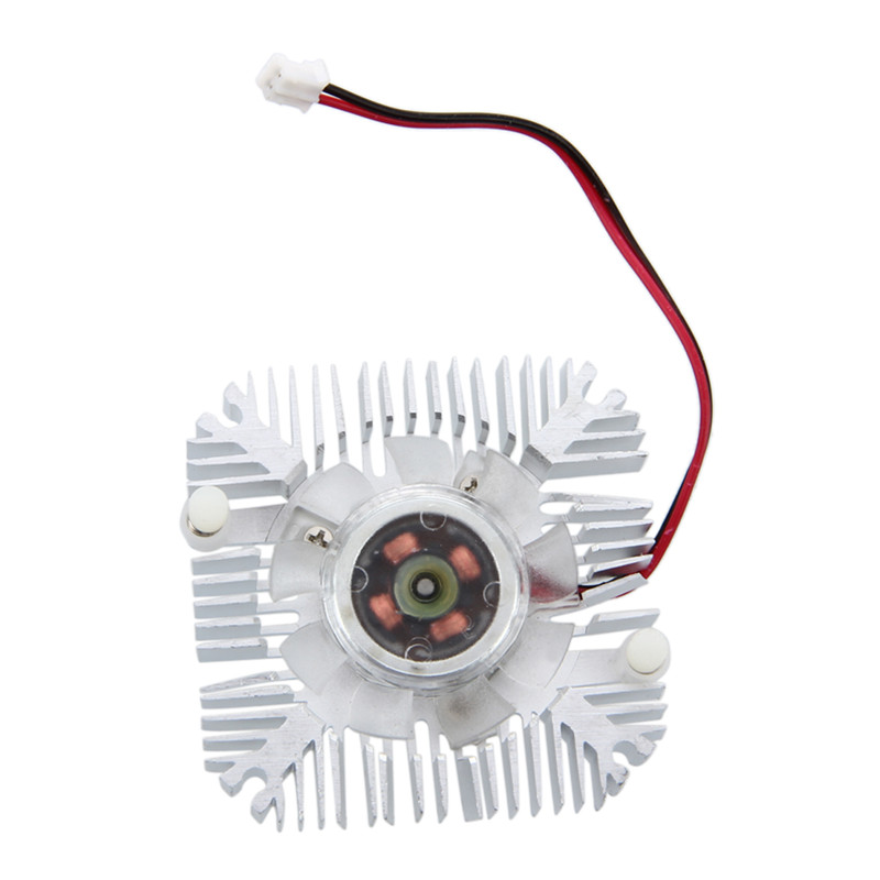 PC VGA Video Card 2 Pin 55Mm Cooler Cooling Fan Heatsink 4800 RPM