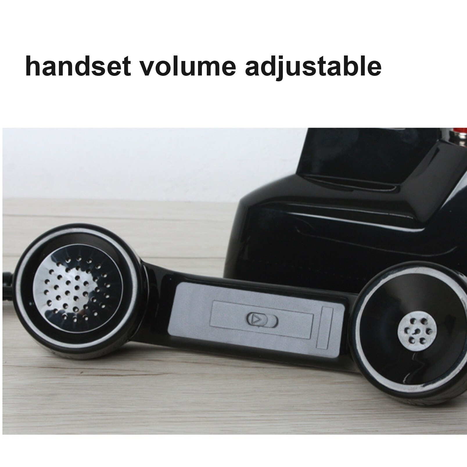 Black Landline Phones with Loud Ring for Home Office Hotel School Corded Single Line Heavy Desktop Basic Telephone for Seniors