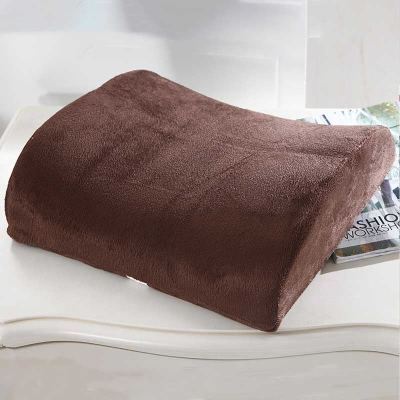 High-Resilience Memory Foam Cushion Newest Lumbar Back Support Cushion Relief Pillow for Office Home Car Travel Booster Seat