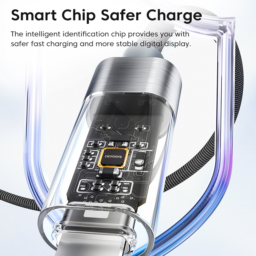 Toocki  pd20w usb type c-kabel til iphone 14 13 12 11 max xs ipad digitalt display usb iphone-opladerkabel hurtigopladningsledning