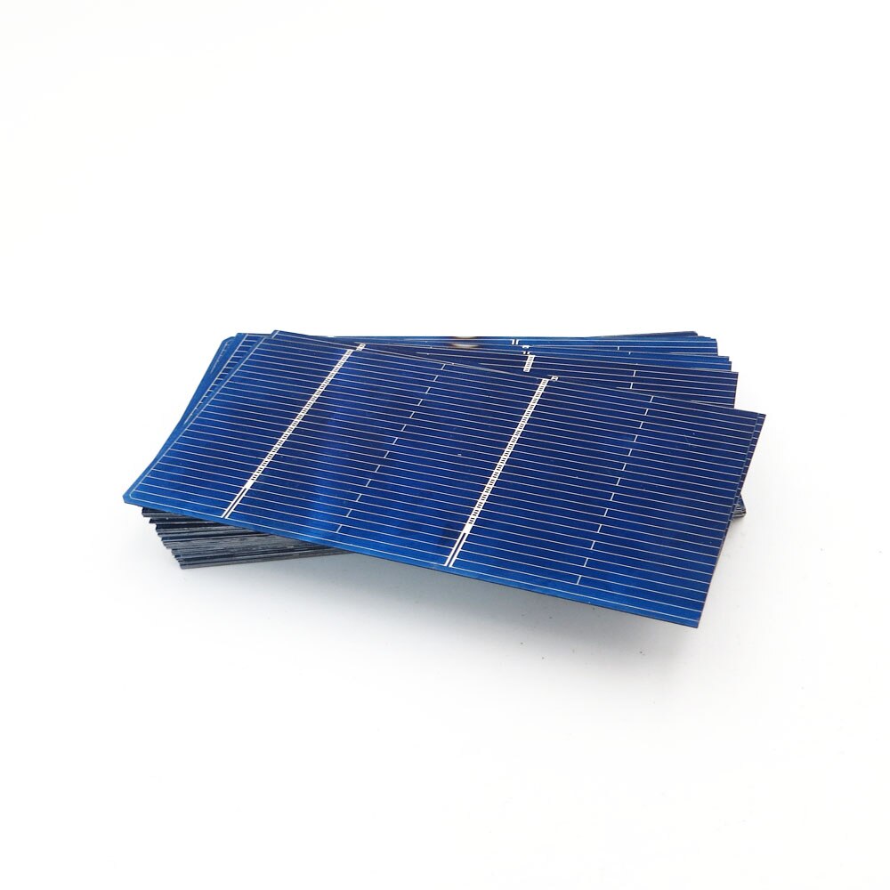 50 kpl aurinkopaneeli tee itse aurinkokennoja monikiteinen aurinkosähkö moduuli tee itse aurinko akkulaturi paineil solar 0.54w 78*39mm