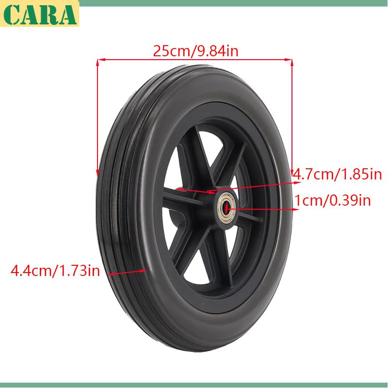 10 inch PU wheels suitable for replacing heavy-duty wheelchair wheels on scooters,