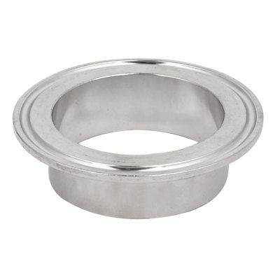 304 Stainless Steel 57mm OD Sanitary Pipe Weld on Ferrule Fits 2.5