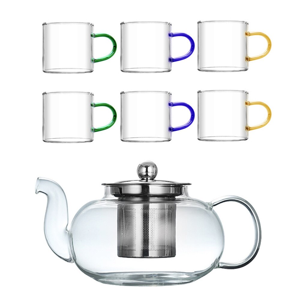 1 Set Hoge Borosilicaatglas Ketel Huishoudelijke Grote Capaciteit Zetgroep Theepot