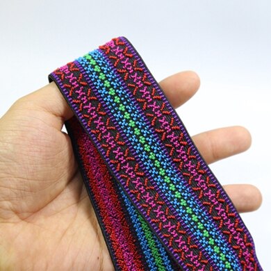 50mm nylon fargerike elastiske bånd gjør-det-selv-belte bånd kjole bukser sko klær gummi 4cm webbing plagg sytilbehør: 20 50mm