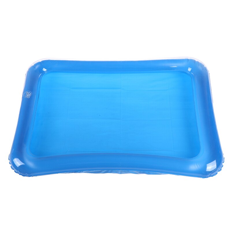 1 PC 60*45cm Toys with Space Inflatable Plastic Mobile Table Dynamic Sand Tray Indoor Magic Play Sand Children