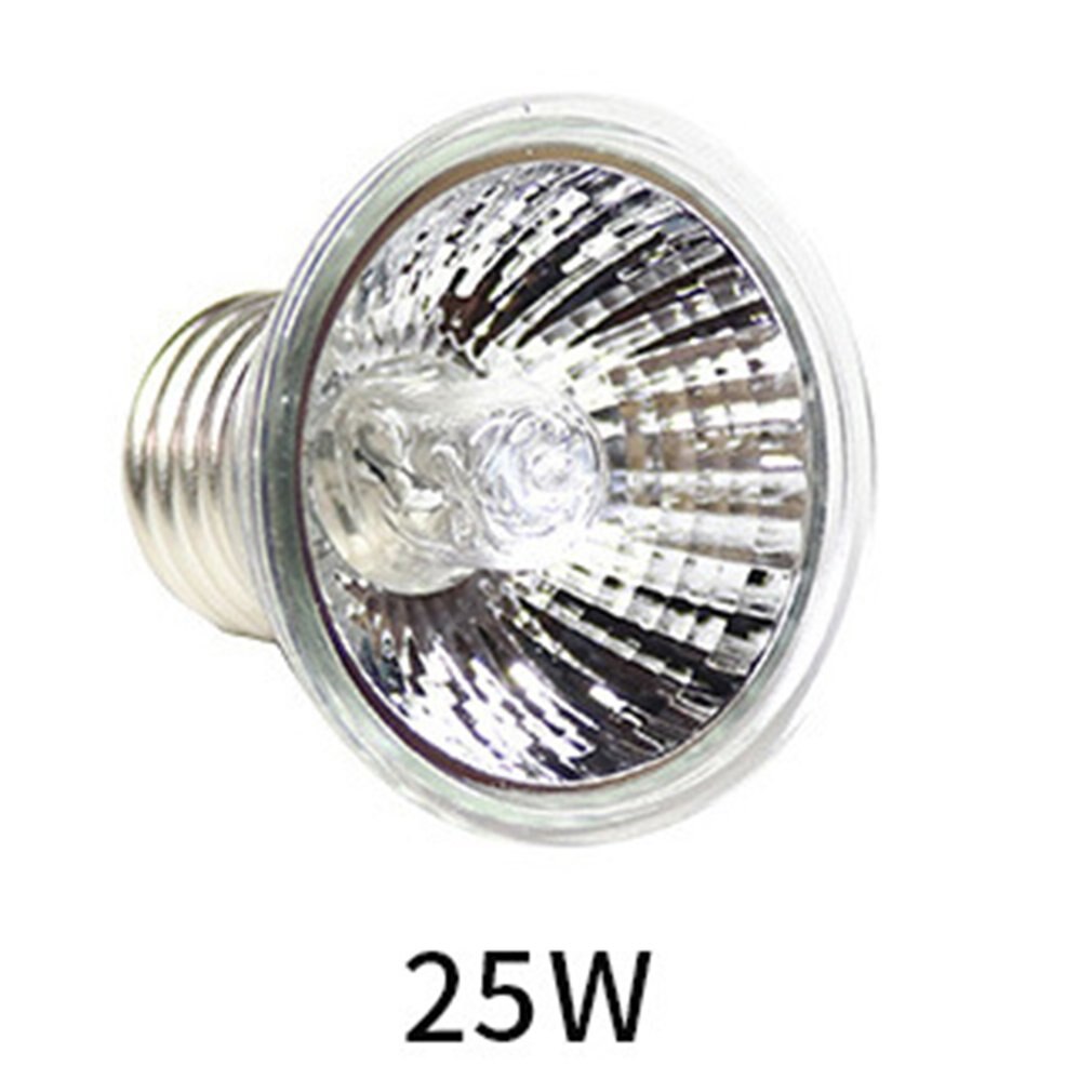 25/50/75W UVA+UVB Reptile Lamp Bulb Turtle Basking UV Light Bulbs Heating Lamp Amphibians Lizards Temperature Controller: 25W