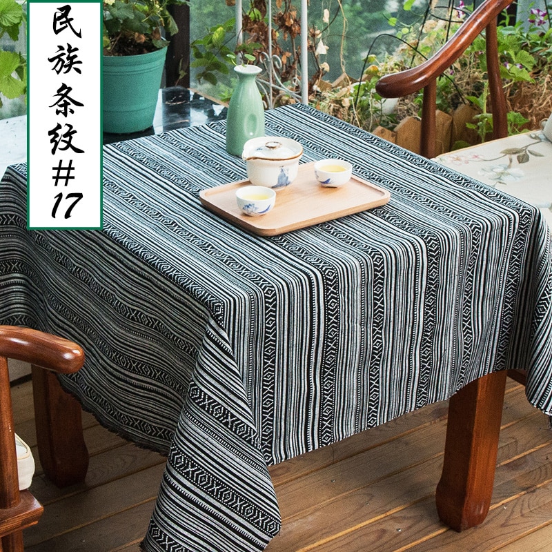 50x150 cm Ethnische Stil Baumwolle Leinen retro Böhmen stoff DIY Handgemachte Textil NäHenne Patchwork Für Taschen Kleidung Sofa tabelle tuch: 17