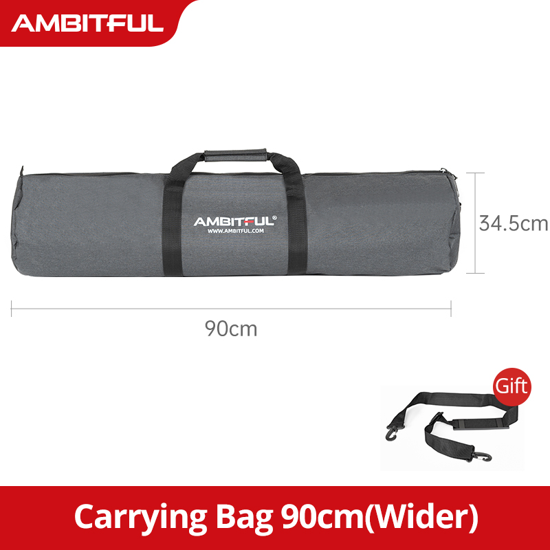 AMBITFUL Draagtas TB PRO 50/60/70//80/90/100/110/120/130/140 cm Gewatteerde Camera Monopod Statief Case Draagbare Schouderbanden: green