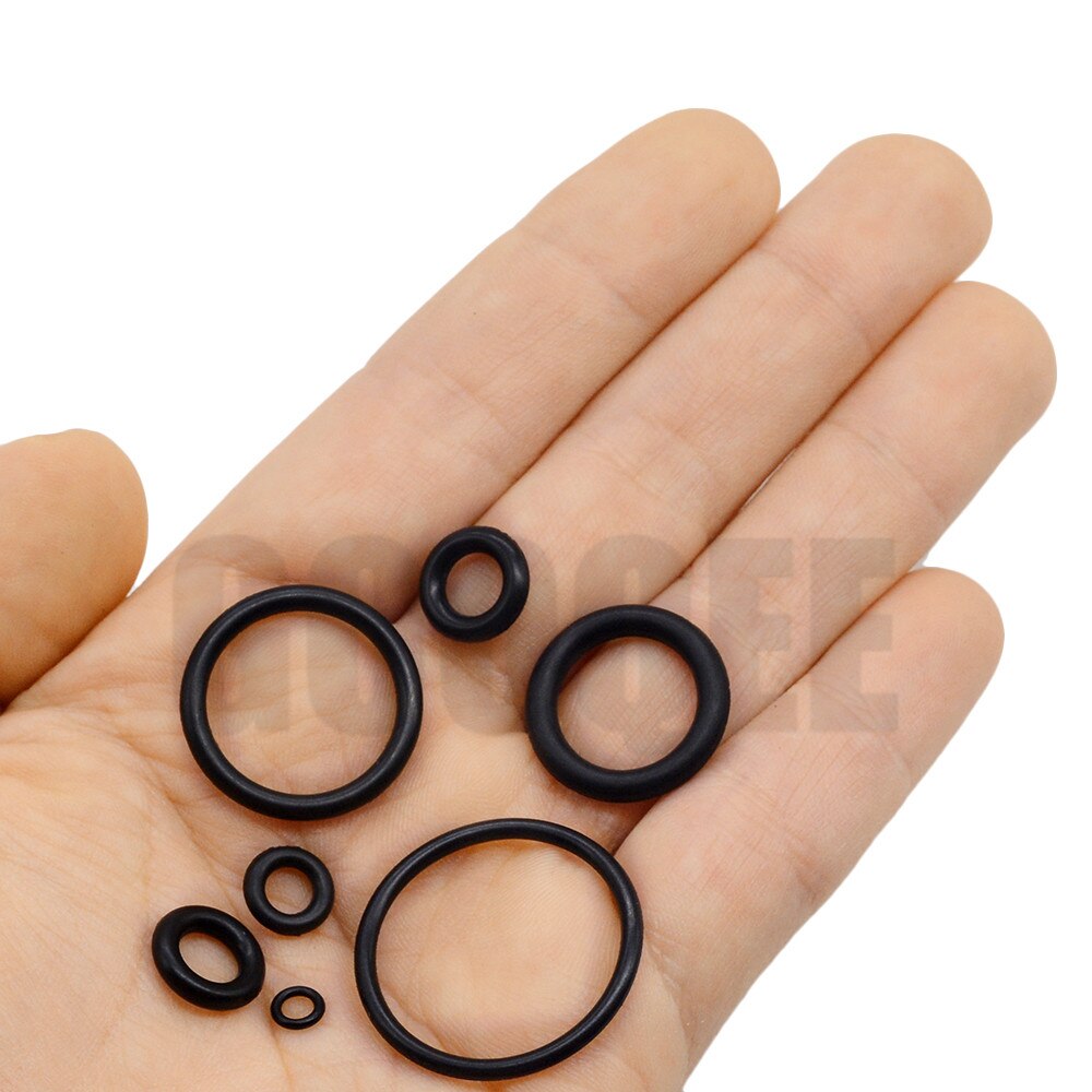 O-ring gummiring tætninger sortiment sorte o-ring tætninger sæt nitril skiver til bil pakning