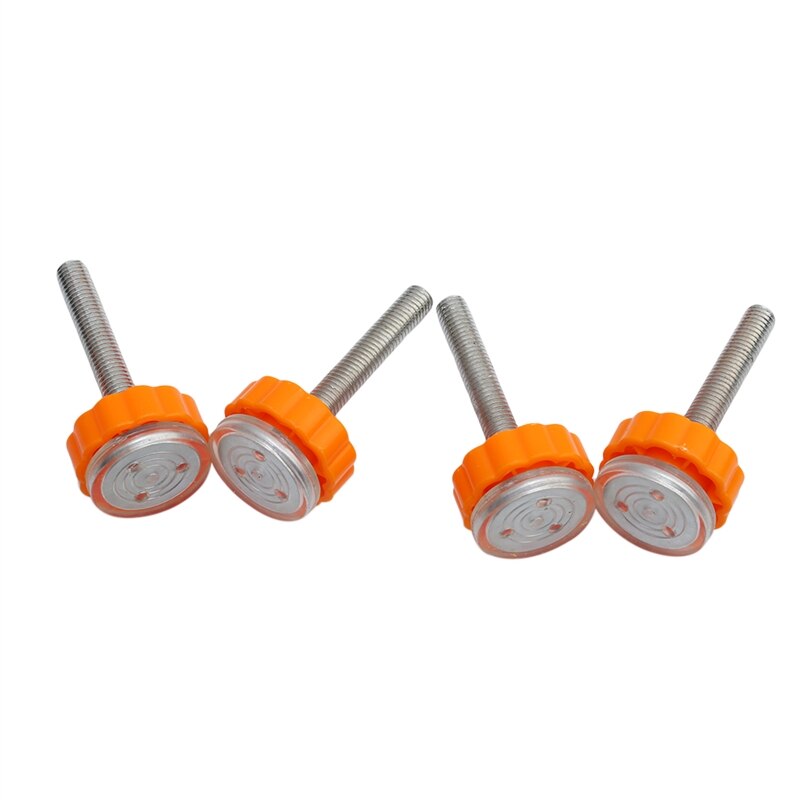 4Pcs/pack Steel Core Screw Bolt Nut Staircase Fence Fix Pets Baby Safety Sturdy Gate Bar Install Household Secure Accessory