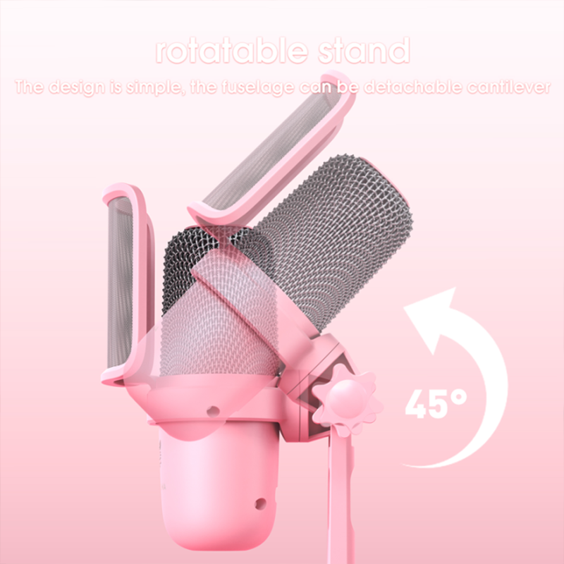 Onikuma  m630 microphone computer desktop professional live sound card noise reduction condenser microphone gaming recording microphone
