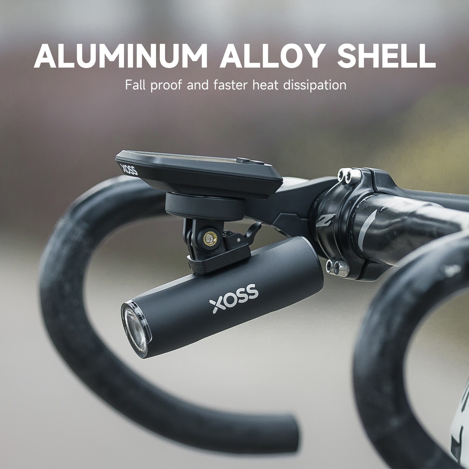 XOSS Bicycle Head Light Rainproof USB Rechargeable Road MTB Mountain Bike Front Lamp Cycling Flashlight Riding Accessories