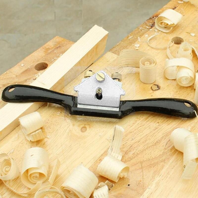 Woodworking Metal Planer Hand Push Trimming Iron Polishing Planer Planer Blade Spoke Shave Plane Tools Manual Manual Deburr S7A1