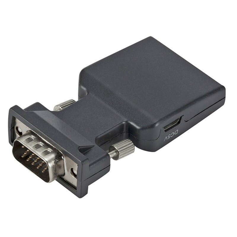Vga to HDMI-Compatible Adapter Vga Male to HDMI-Compatible Female Laptop to Tv Projector