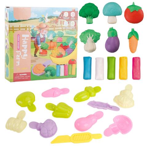 1Set Super Light Clay and Clay Mold kit Air Drying Light Plasticine Tools Modelling Clay Handmade Educational Kids DIY Toys ZXH