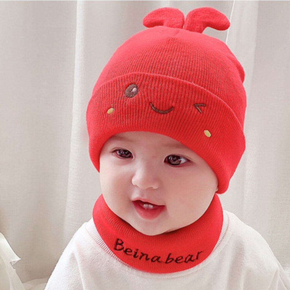 Cartoon Fleece Knitted Cute Beanies Cap Soft Cold Resistance Leisure Lovely Thicken Knitted Hat Baby Winter Accessories: G