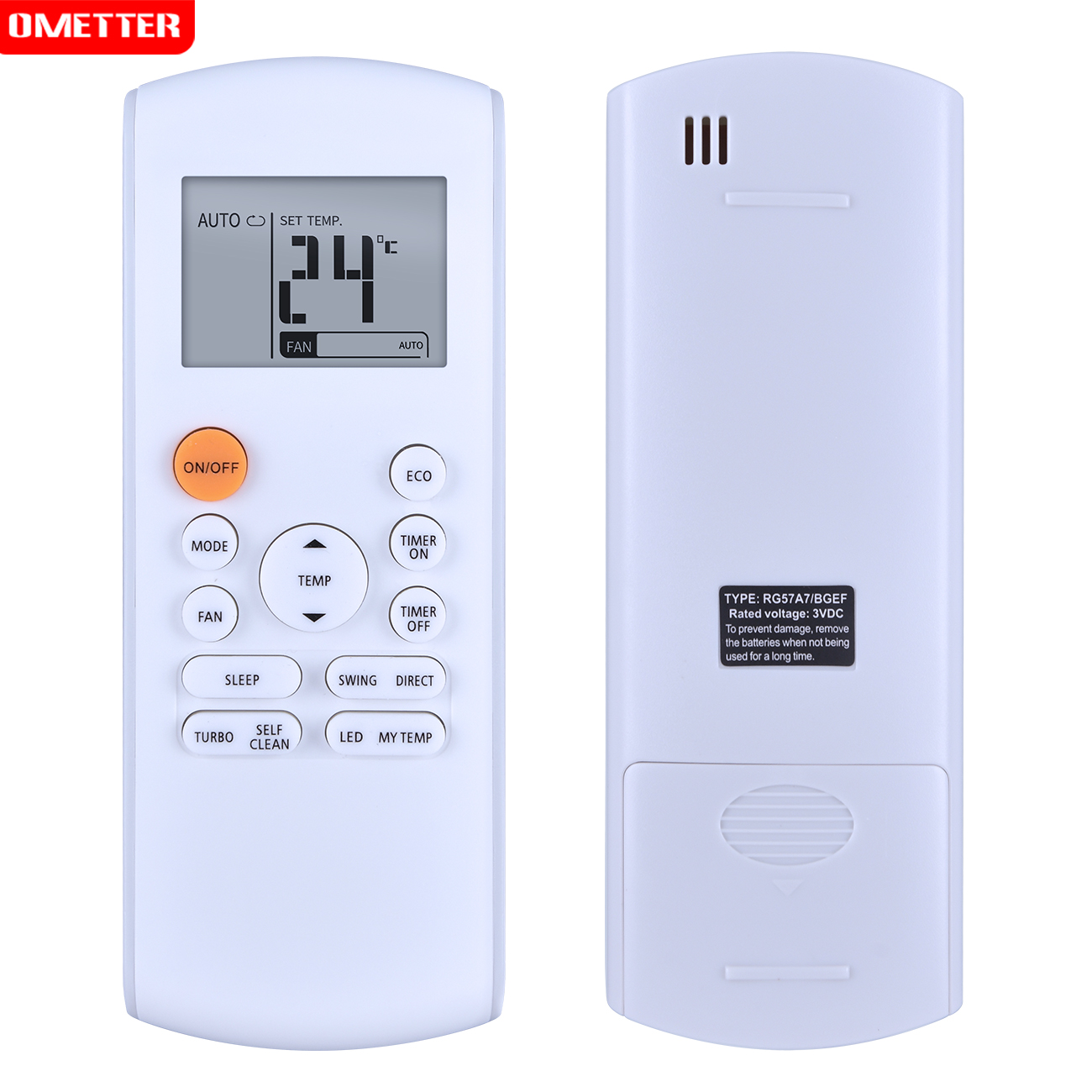 Control remoto para aire acondicionado Midea RG57B/BGEF RG57A2 RG57A7 RG57A4 RG57A6 RG57B1: Otros