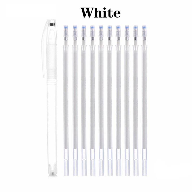 1Set Heat Wrap Fade Out Fabric Markers Pen High Temperature Disappearing Marker Pens DIY Sewing Drawing Lines Accessories: 3