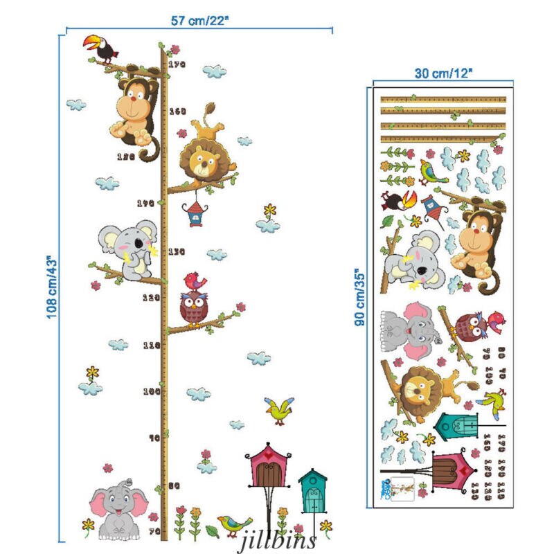 Houten Kids Groei Hoogte Grafiek Heerser Kinderen Room Decor Muur Opknoping Meet Kinderen Hoogte Maatregel Muur Sticker