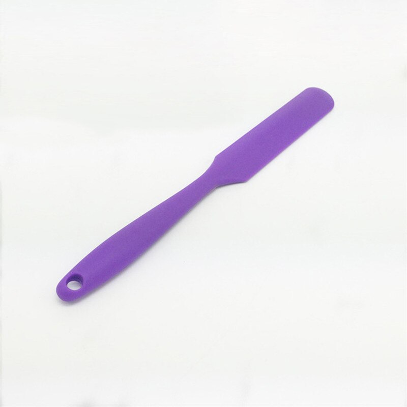 1 stück Lange Griff Silikon Spachtel Kuchen Creme Mischer Backen Teig Schaber Gebäck Werkzeuge Küche Zubehör Kuchen Fondant Dekor: Violett