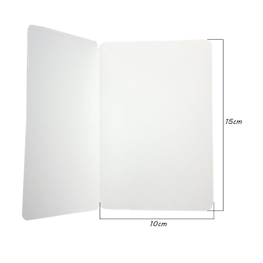 Carte vierge pliable pour les étudiants, 10 pièces/lot, carte d&#39;affaires vierge pliable, trois choix, nouvelle , de mariage de noël