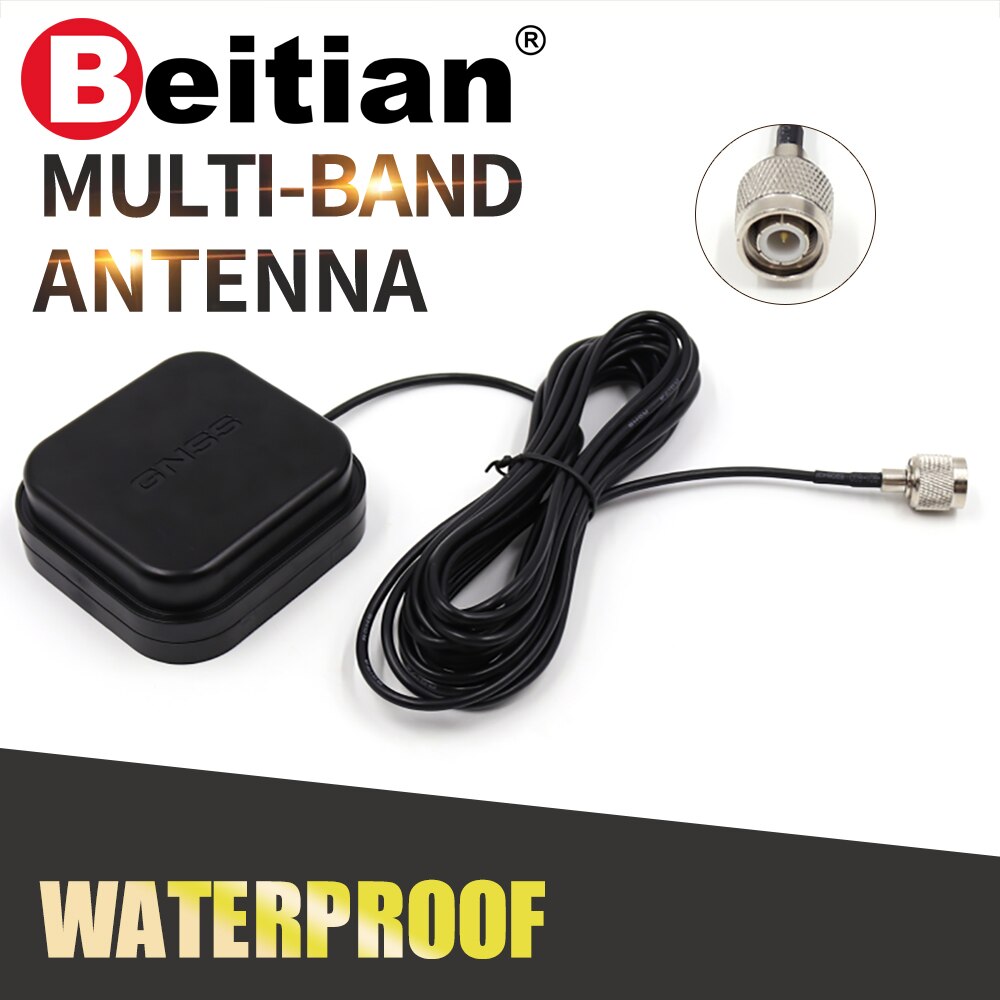 RTK GNSS antenna,high gain,high sensitivity,GLONASS BDS GALILEO GPS antenna,magnetic bottom,5.0m TNC connector,BN-345TJ