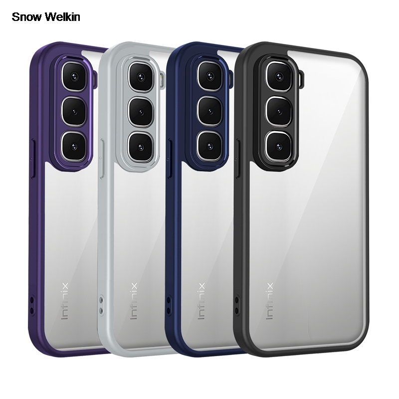 Funda de silicona transparente para Infinix 60 Pro Plus 60i Hot60 Hot60i PC trasera TPU parachoques a prueba de golpes fundas de teléfono transparentes