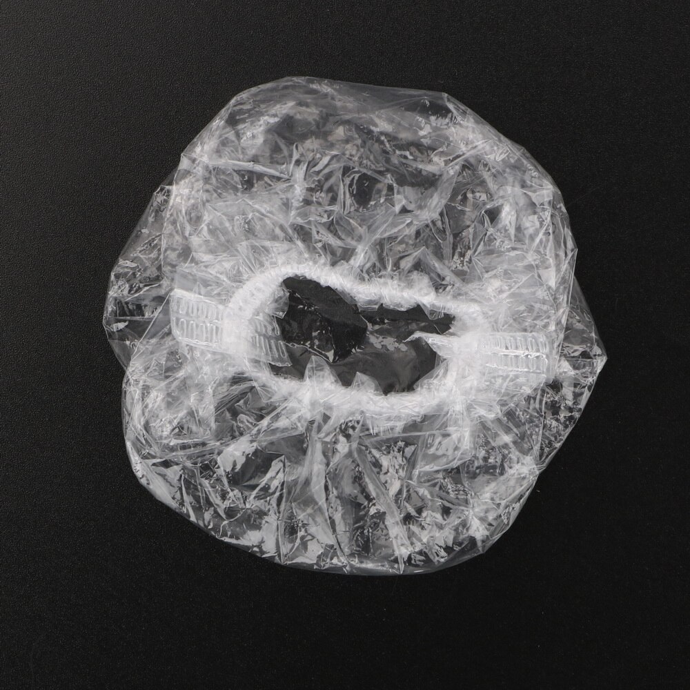 100 Pcs/Set Salon Hair Dye Clear Ear Cover Disposable Earmuffs Transparent Ear Protection Bathroom Products Waterproof