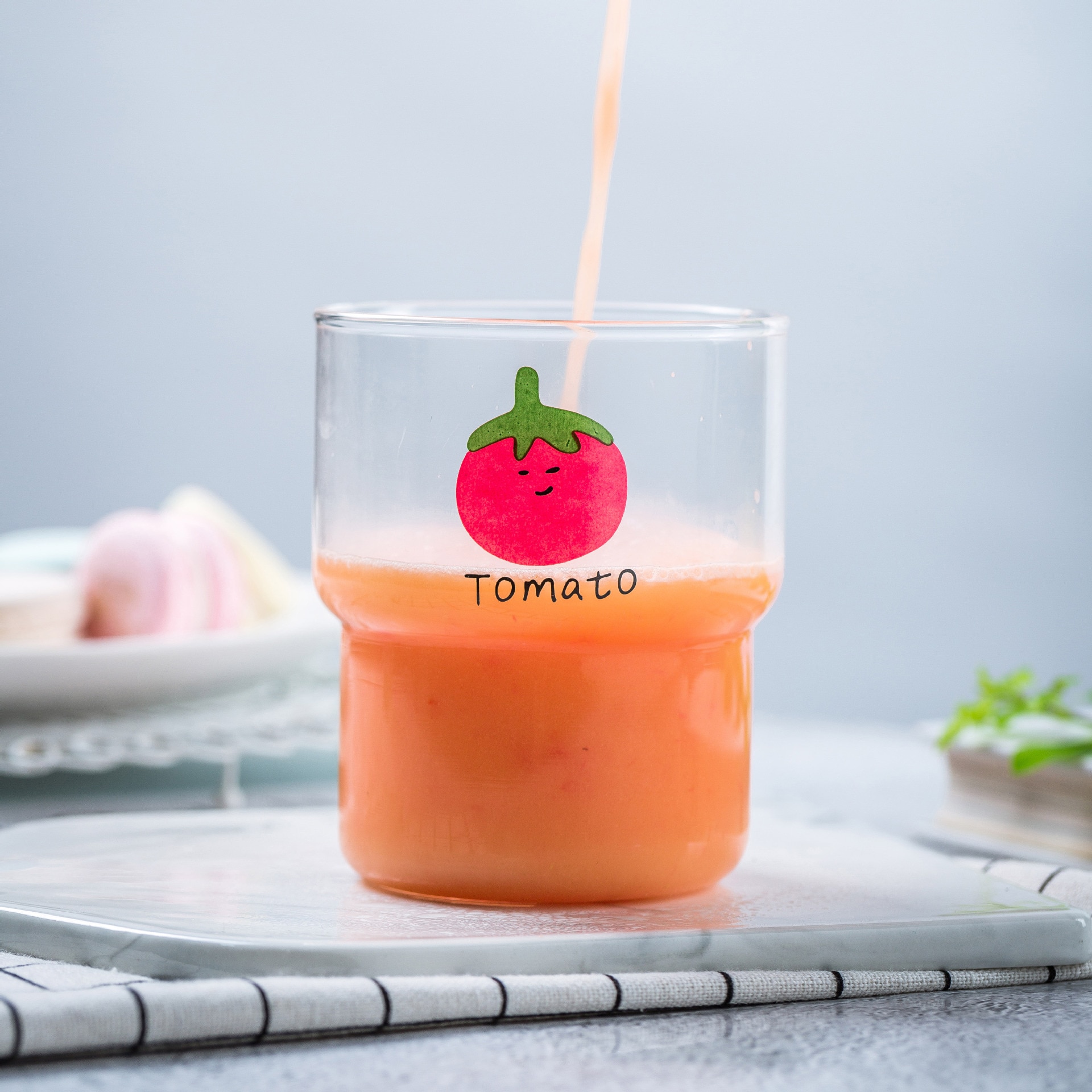 Söpö vesilasit 400ml lasten vesikupit maito mehu juomat lasit sarjakuva kuvio