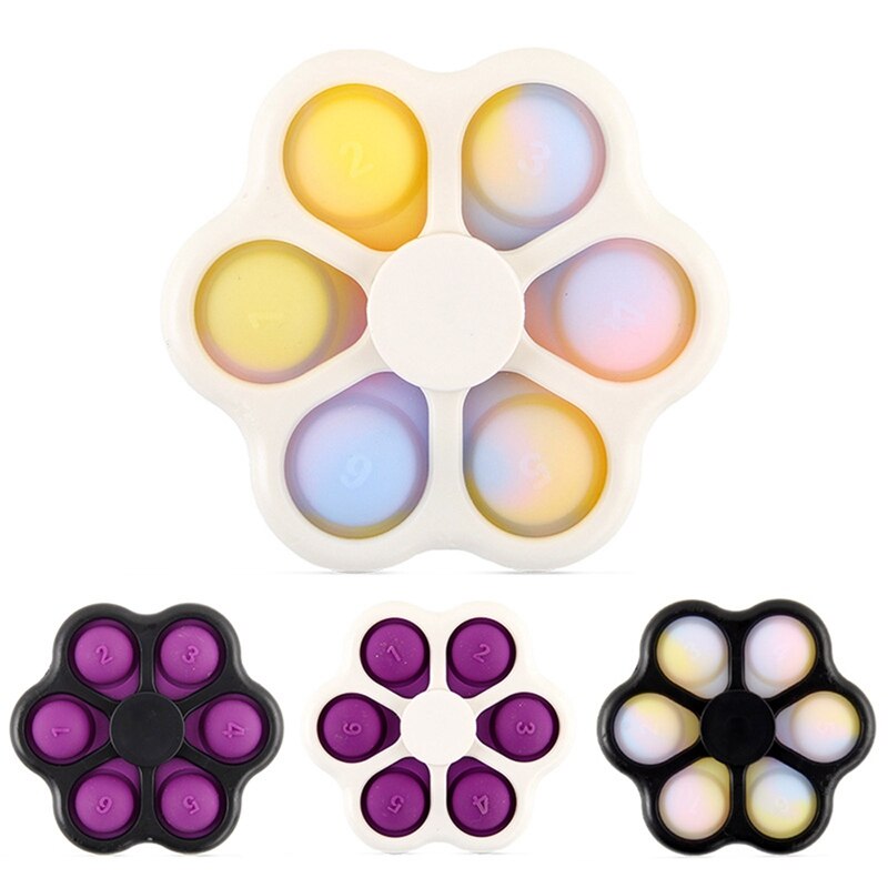 Mini jouet sensoriel anti-Stress 2 en 1 pour enfants et adultes, Spinner, anti-Stress