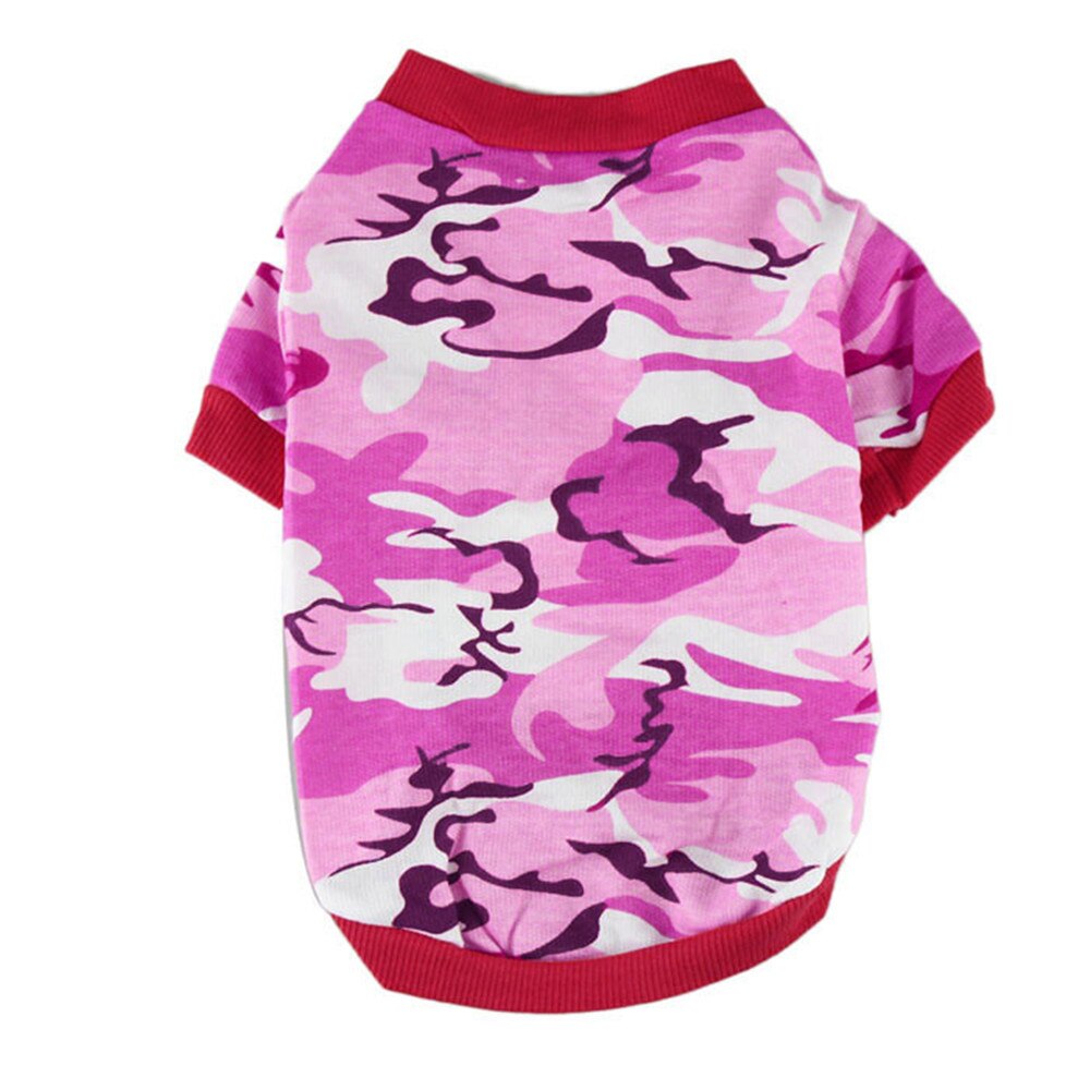 Ropa de camuflaje para mascotas, perros y gatos, sudadera con capucha, abrigo de camuflaje para cachorros, camiseta, tallas xs/s/m/l  #01