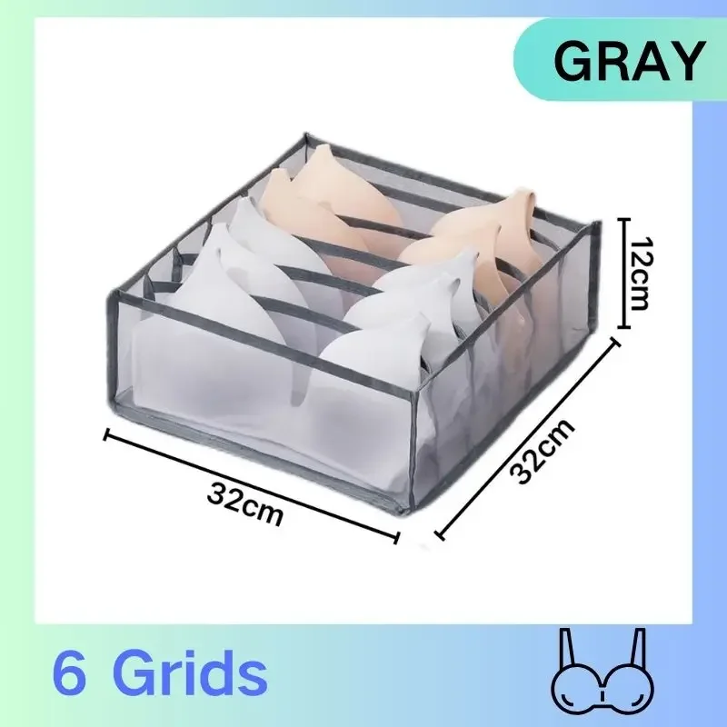 Foldable Wardrobe Organizers Underwear Organizer Box Bra Underwear Sock Organizer Box for Underwear Socks Pants in the Cabinet: MULTI