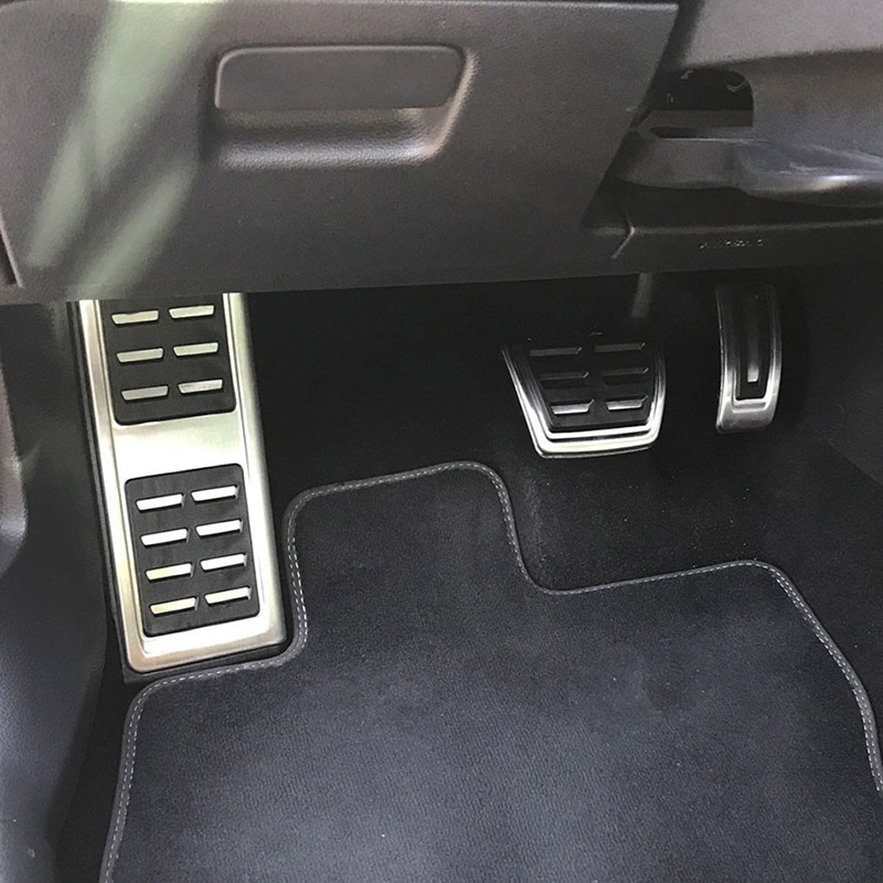 VEULEN BRANDENDE Rvs Auto Rest Pedaal Voet Brandstof Rem Pedalen Cover voor Volkswagen VW Golf 7 Mk7 VII GTI R