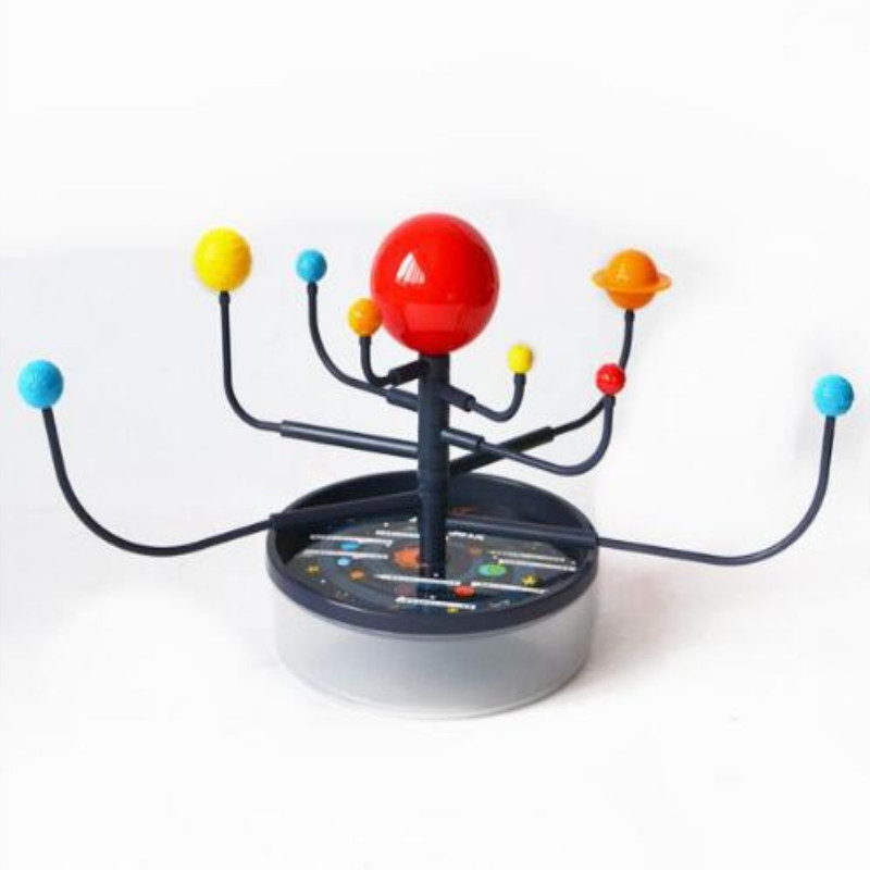 Planetarium solar system eight planets nine planet model toys DIY assembly of celestial operating instruments Geography