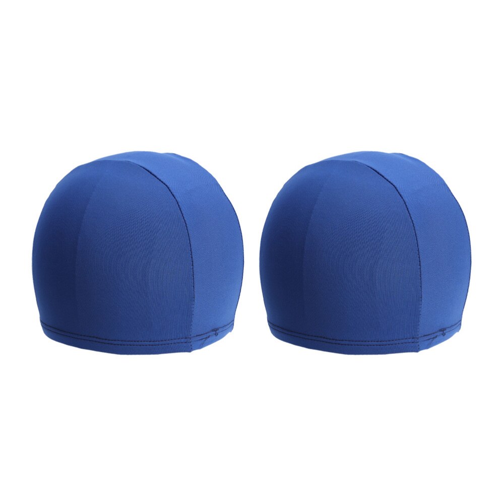 Zachte badmuts voor volwassenen, polyester doek, badmuts voor mannen en vrouwen, badmutsen voor watersport (lichtblauw)