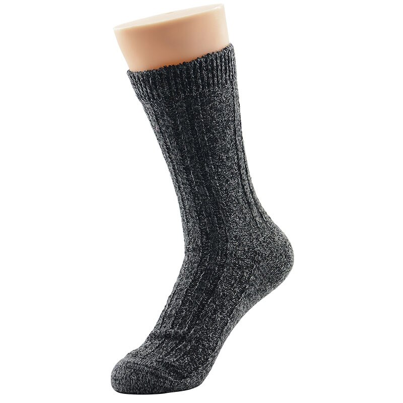 5 paires de chaussettes chaudes en laine pour femmes, chaussettes d'affaires, épaisses, de , de , en coton, rembourrées, hiver