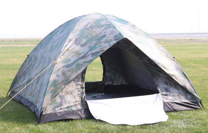 Outdoor Automatische Tent Vier Persoon Dubbele Enkele Camouflage Strand Camping Troop Tent