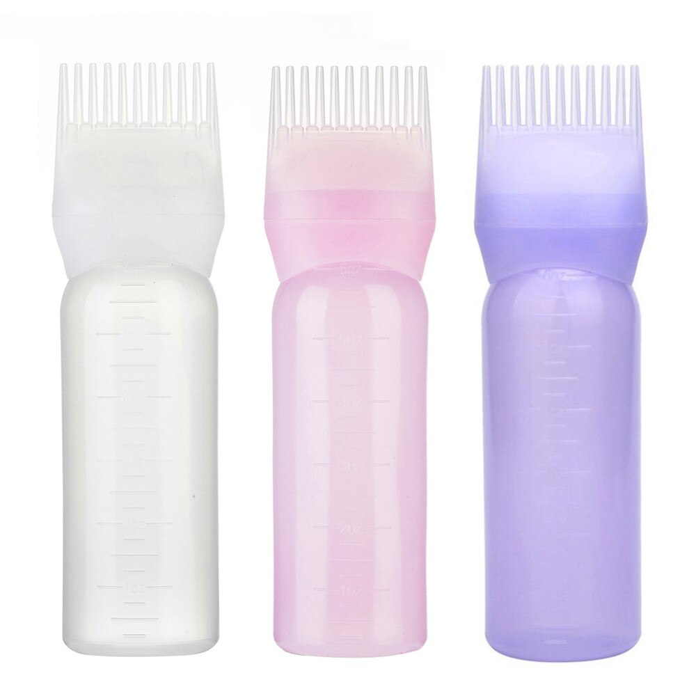 3PCS Hair Dye Bottle Applicator Brush Dispensing Salon Hair Coloring Dyeing 2u0831