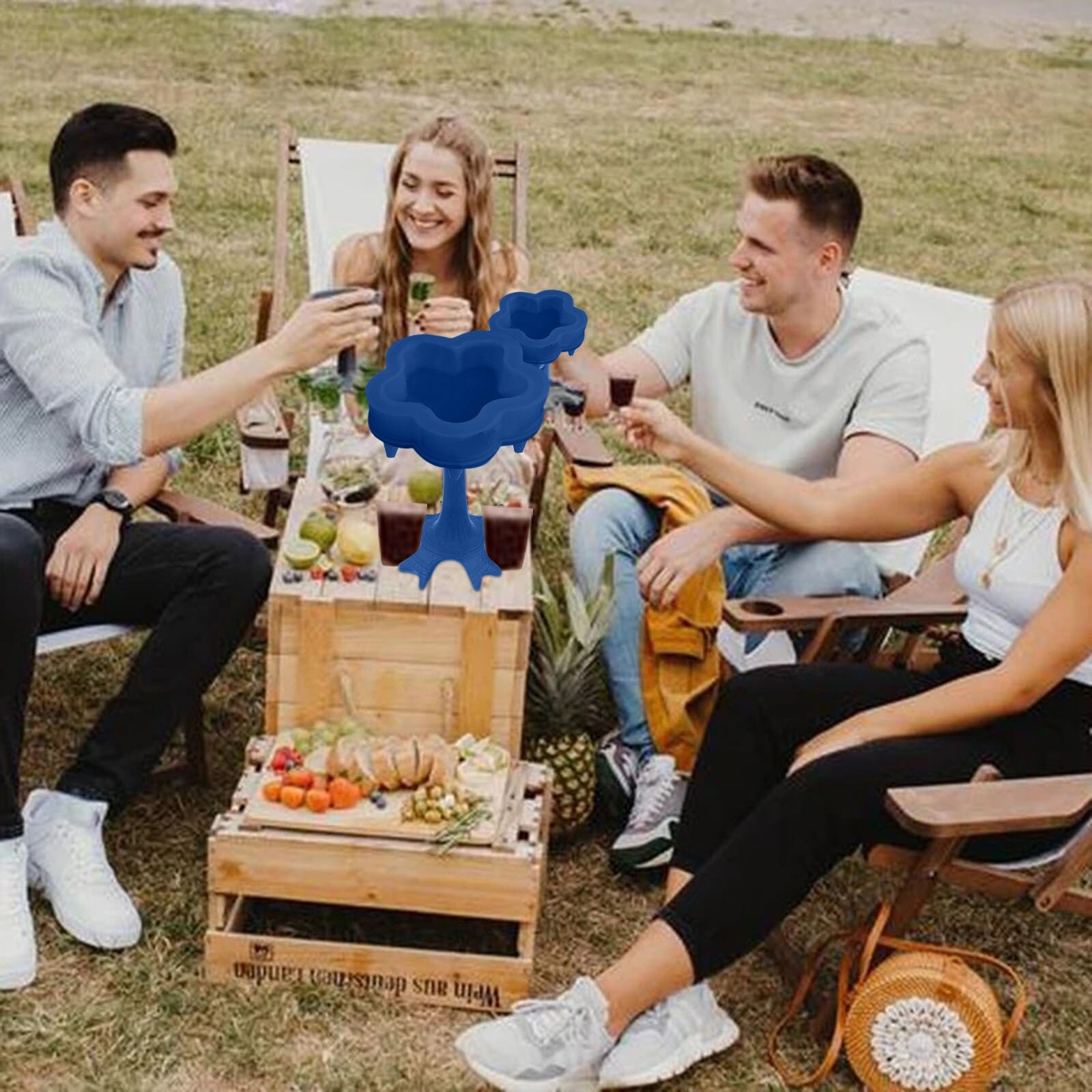 5 Shot Bar Glass Dispenser And Holder -dispenser For Filling Liquids Shots Dispenser For Holidays, Parties Bars, And Home Bar