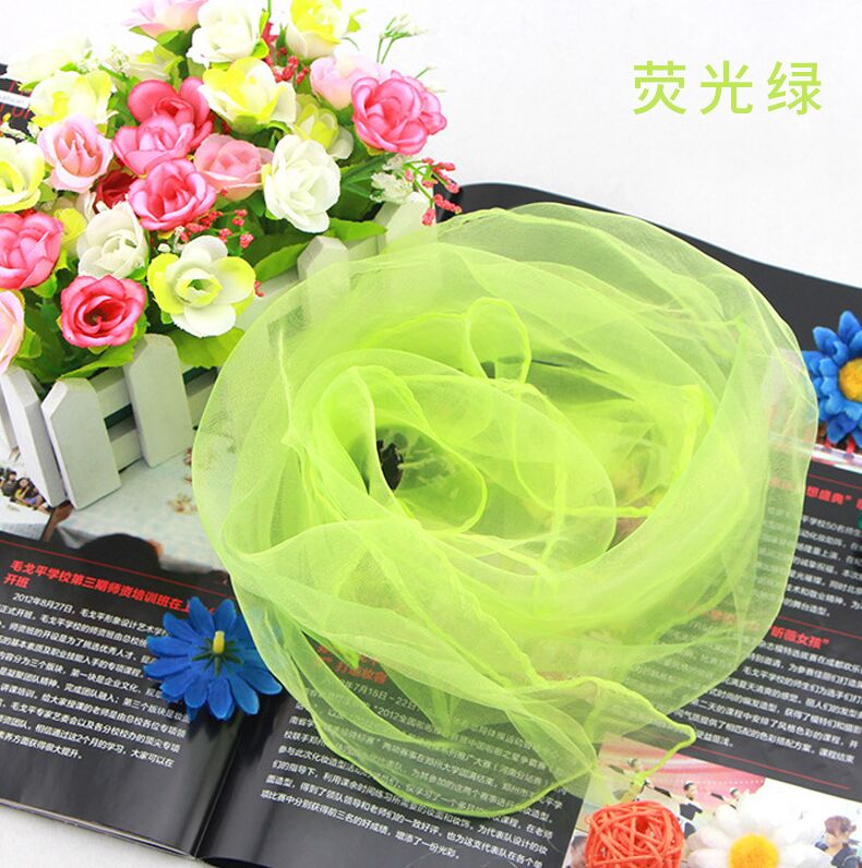 60* 60CM Ladies Scarves Four Seasons Available Woman's Small Squares Silk Solid Scarf: S-18