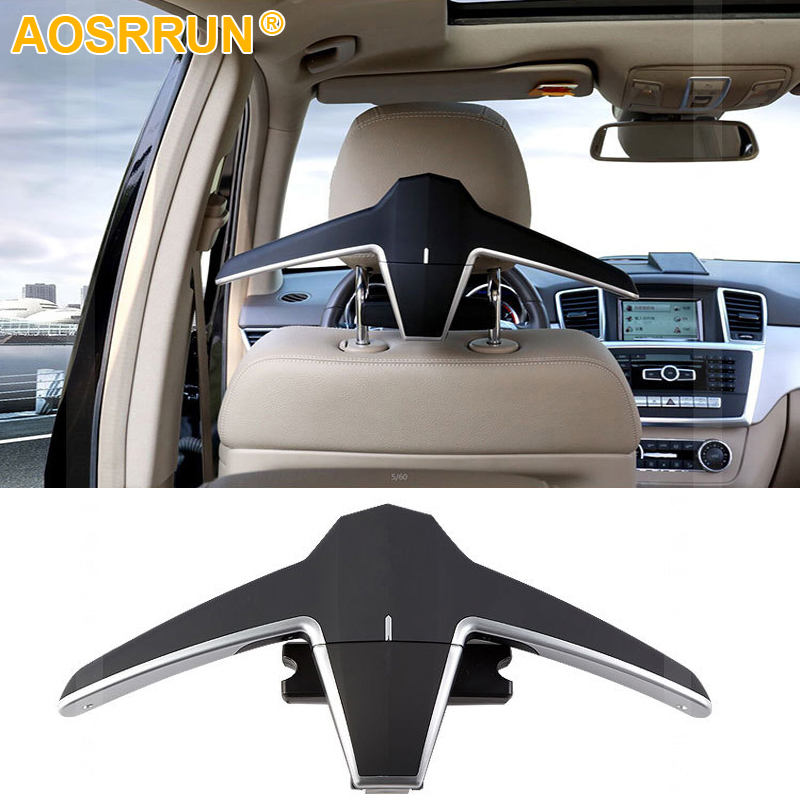 Colgador plegable multifunción de lujo para asiento de coche mercedes-benz Classe A B C E S V CLA CLS GLE GLC GLA GLS, accesorios para coche