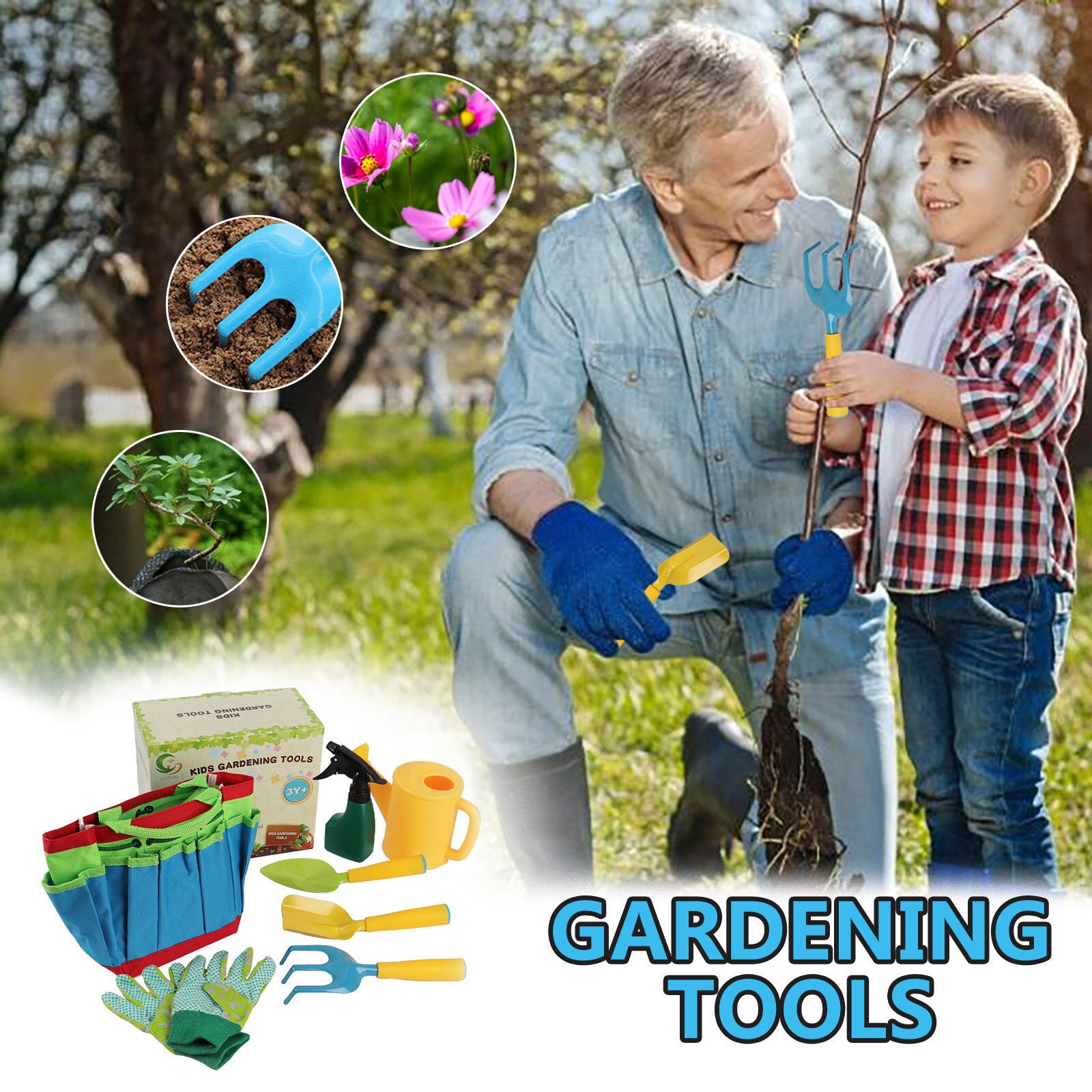 Tuin Schop Planten Tool Werken Tool Kinderen Multifunctionele Tuinieren Hulpmiddel Strand Speelgoed Voor Kinderen Onderwijs Ouder Kind Speelgoed