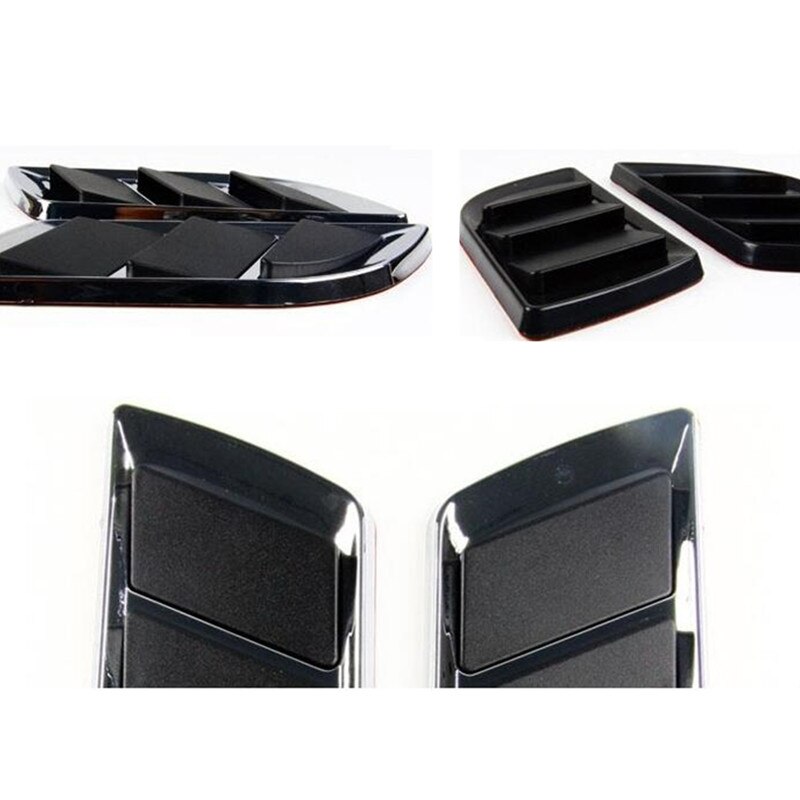Car Modification Shark Air inlet Simulation False Vents Decorative Hood Vents For Cars Auto Exterior Accessory Supplies