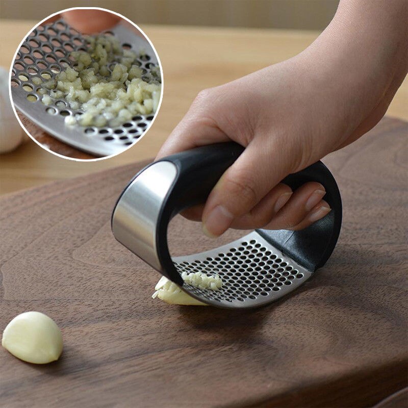 Herramienta para picar el hogar, prensador de ajos de acero inoxidable, triturador exprimidor, utensilios de cocina útiles