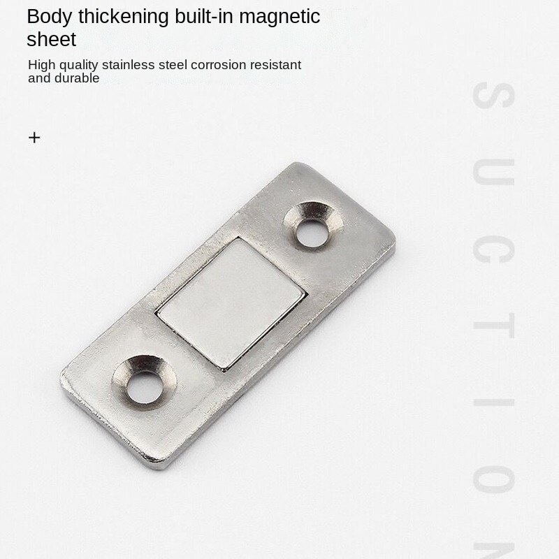 Invisible Hole Free Door Suction Ultra-thin Push-pull Cabinet Door Touching Magnetic Cabinet Suction Drawer Closer Micro Suction